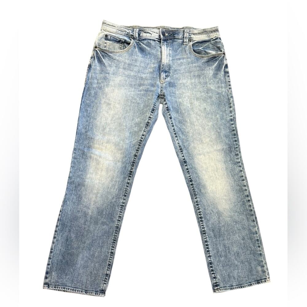 Decree men’s 38 x 32 Blue Relaxed Jeans Vintage-Inspired Fading